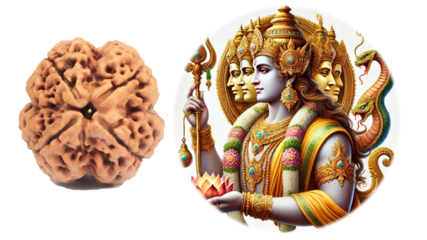 4 Mukhi Nepali Rudraksha EkNazarDeals