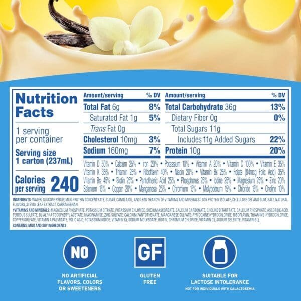Carnation Breakfast Essentials High Protein Vanilla – 24 Pack Nutrition Drink @EkNazarDeals.com