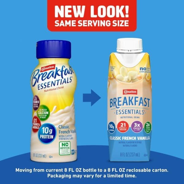 Carnation Breakfast Essentials High Protein Vanilla – 24 Pack Nutrition Drink @EkNazarDeals.com