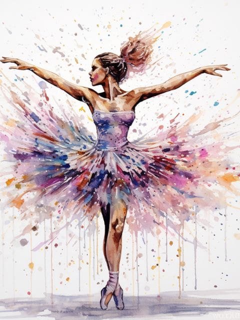 Beyond the brush – a powerful paint by numbers journey for art lovers 2025 | top deals 2025 – eknazardeals Color Dot Ballerina – Paint by Numbers - EkNazarDeals