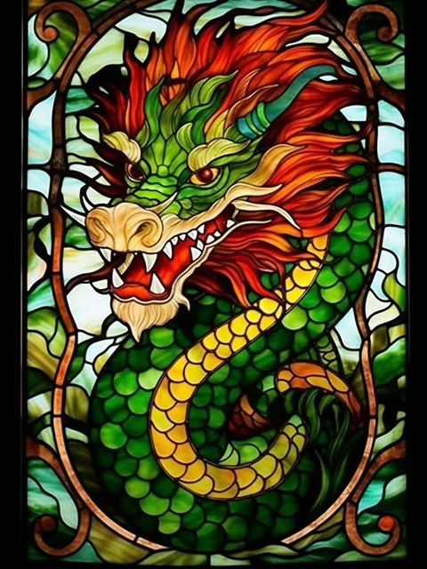 Beyond the brush – a powerful paint by numbers journey for art lovers 2025 | top deals 2025 – eknazardeals Stained Glass Dragon – Paint by Numbers EkNazarDeals