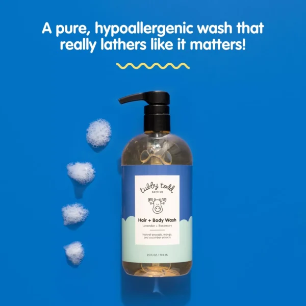 Tubby Todd Sensitive Shampoo and Body Wash – Premium Gentle Baby Skincare Solution