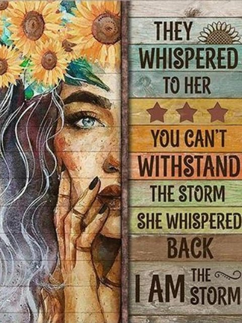 | top deals 2025 – eknazardeals I AM the Storm - Painting by Numbers EkNazarDeals 1